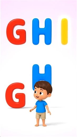 After F comes GHI👶🔤 #kidslearning#abcs #nurseryrhymes