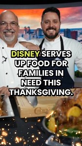 6.6K views · 85 reactions | 旅✨Disney is spreading the magic of giving this Thanksgiving! Disney is serving meals for families in need, continuing its 25-year tradition of bringing meals to both coasts. But that's not all! This year, eight lucky West Coast families will enjoy a full Disneyland park day as well to create some magical holiday memories! ✨ #DisneyVoluntEARS #GivingBack #ImpactDisney #Thanksgiving #WorldofWalt | World Of Walt | Facebook