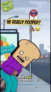 “He REALLY Pooped?! The Wildest Toast Face Episode Yet💩😂#funnyanimation #funnycartoon #shorts