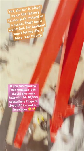 Scissor jack long-term stress test😐