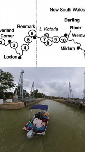 All The Locks We go Through on The Tinny Rally on the Murray River