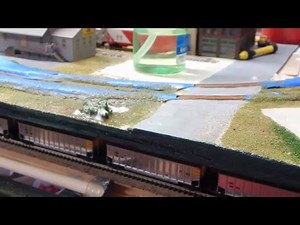 DIY/Easy how to scenery for Model Railroading/Union Pacific & Santa fe Railway N-scale