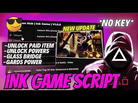🖤Working Ink Game Script 2025 l Guards Powers, Dalgona Auto-Win, Glass Bridge Hack, Kill Aura & More