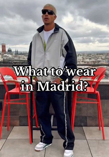 Stylish Rooftop Outfits in Madrid