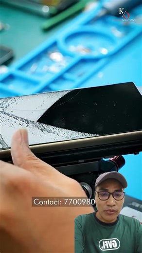 complicated process of repairing cellphone LCD glass #viral #smartphone #soldering #howtoservicep...