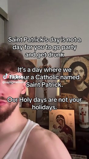 Saint Patrick Ora pro nobis #saintpatricksday #catholictiktok #catholic #Jesus #God