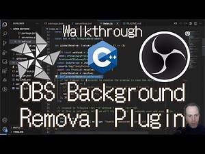 OBS Background Removal Plugin w ONNX Runtime Neural Networks [Code Walkthrough | C++]
