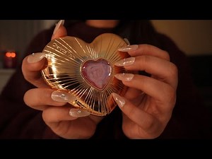 [ASMR] Tapping & Scratching On Pretty Makeup 💖
