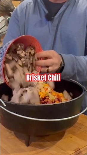 Brisket Chili Drop #unclenate #bbq #brisket