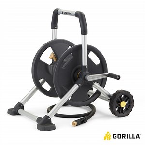 Reviews for Gorilla 175 ft. Aluminum Zero Rust Mobile Hose Reel | Pg 1 - The Home Depot