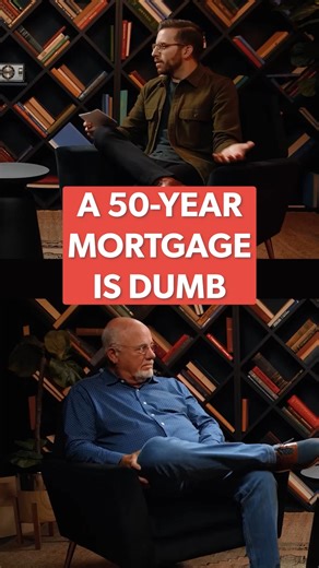A 50-year mortgage does not fix housing. It just keeps you in debt longer. The math still wins and it is not on your side. | Dave Ramsey