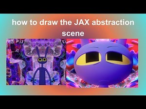 How to draw Jax's Abstraction Scene | The Amazing Digital Circus (TADC)