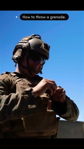 Learn how to throw a grenade.