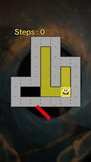 🤯 SpongeBob Puzzle Speedrun = 5 Steps!! 🧩