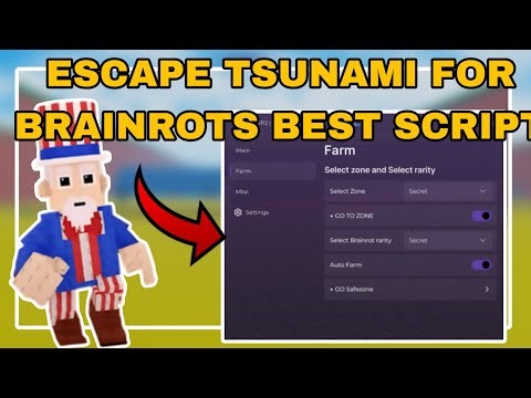 ESCAPE TSUNAMI for brainrots roblox script 🌊 *NO KEY* [PASTEBIN] mobile