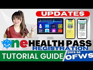 One Health Pass Registration Tutorial para sa OFWs | OHP Updates and Step-by-Step Guide