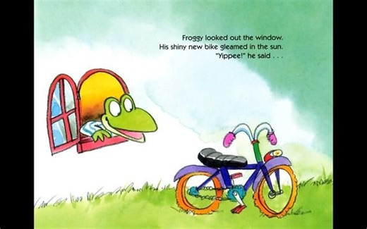 FROGGY RIDES A BIKE 青蛙小吉骑自行车
