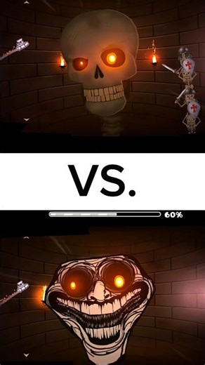 Original VS Troll! 😈💀 #geometrydash #geometrydashmeme #geometrydashplayer #geometrydashshowcase