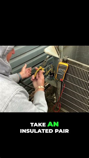 DIY AC Repair: Discharge Capacitor & Reconnect Wires Safely! #shorts