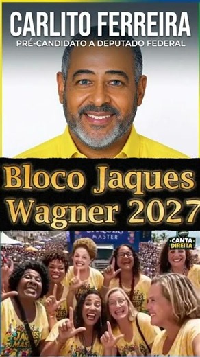 🚨 BAHIA MOSTROU SUA FORÇA! O BLOCO DE Jaques Wagner PAROU A CIDADE