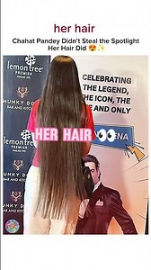 Chahat Pandey Didn’t Steal the Spotlight Her Hair Did 😍#chahatpandey #bollywoodsongs #bollywood