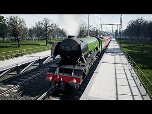 How to Drive The Flying Scotsman in Train Sim World in 4K 🚂
