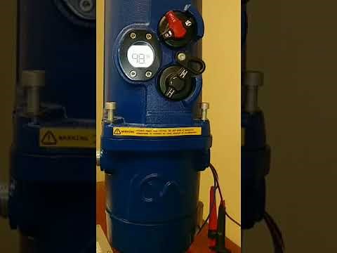 Rotork CMA series. Control Valve Electric Actuator CMQ500 Super Capacitors for Fail Close