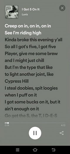 I Got 5 On It Lyrics - Luniz