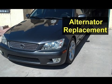 How to replace your alternator, replacement, Lexus IS 300 - Auto Repair Series