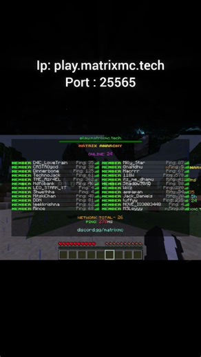 new minecraft server 1.21+ bedrock+java Free version 24/7 Online @sudhy #arjunmp #shorts