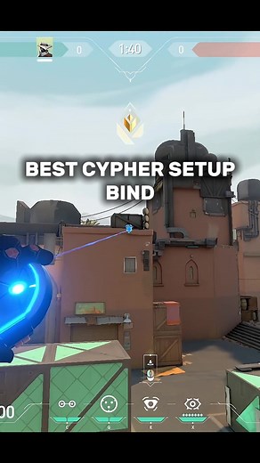 Ultimate Cypher Setup on Bind in Valorant