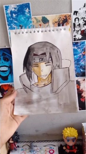 Itachi in happy 😁 #shorts