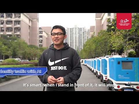 Autonomous Delivery Robots | Alibaba Double 11