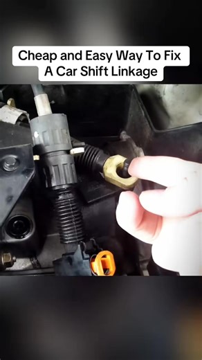 Cheap and Easy Way To Fix A Car Shift Linkage #automotive #mechanic | Engine Sludge Removal