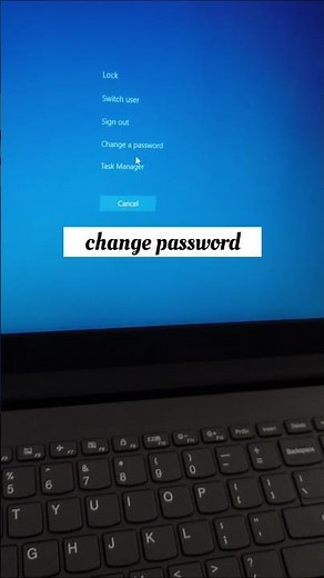 How to change password in windows 10/11 | #shorts