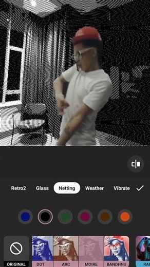 Create this stunning halftone glow effect in inshot mobile. #edit #inshot #tutorial #captureeveryday