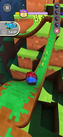 Ola Playing Relaxing Ball Gameplay in Going Balls Level 61 new ball