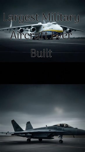 Largest Military Aircraft Ever Built #fyp #military #aviation