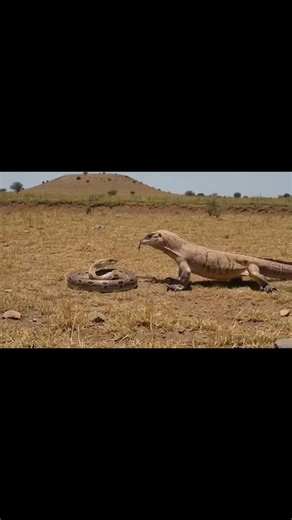 👉 Snake vs Monitor Lizard Fight 😱 Real Wildlife #Shorts#shortsfeed #SnakeVsMonitor#Explore#Reels