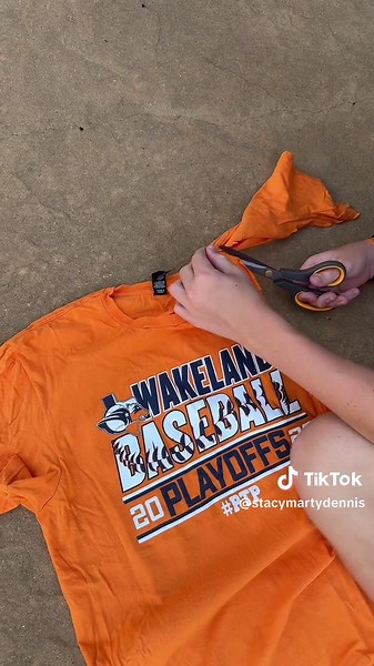 For those that were asking, heres how we cut a muscle shirt🤪#howto #muscle #shirt #style #clothes #tutorial #teens #drip