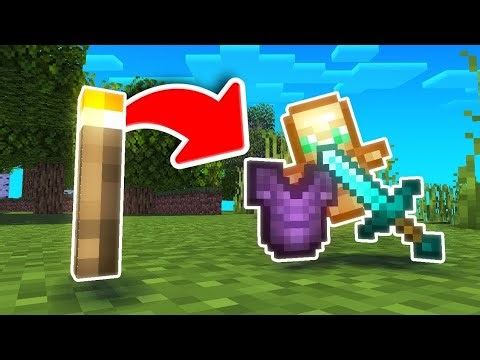 Minecraft but torchs drops are super op