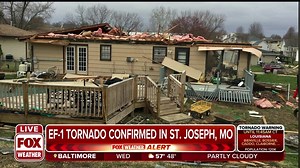 EF-1 tornado confirmed in St. Joseph, Missouri | Latest Weather Clips | FOX Weather