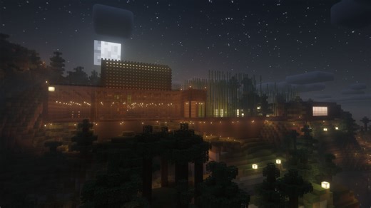 Segla 塞尼亚岛数字度假区 北极圈峡湾 像素化人文旅居沉浸体验 Minecraft_ 1.21.11