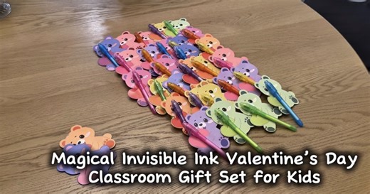 Watch Magical Invisible Ink Valentines Day Classroom Gift Set on Amazon Live