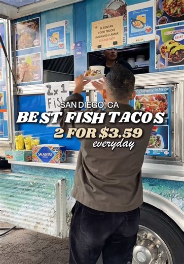 best fish tacos in san diego?!?👀 the have a 2-for-1 deal EVERYDAY & id definitely jump on this deal while it lasts (esp for those who observe lent and can’t eat meat on fridays) our friends told us about @elprietosd so we went to check out their chula vista location & TWAS DELISH! When I found out they’re now on university ave, it was def non negotiable to check them out and they did not disappoint 🤤 !! they reopened their food truck on university ave 📍6070 1/2 university ave san diego, ca 92