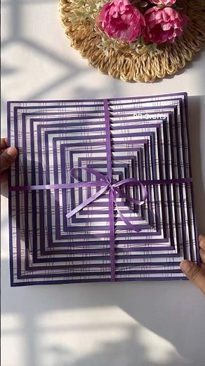 Pyramid wedding album 💜||#pyramids #album #love #diycrafts #weddingalbums #diy #youtubeshorts #art