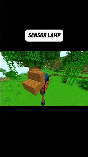 Minecraft Sensor Lamp || How To Make Sensor Lamp In Minecraft #minecraft #shorts