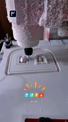 ✨See how our CNC router handles PVC foam board with precision