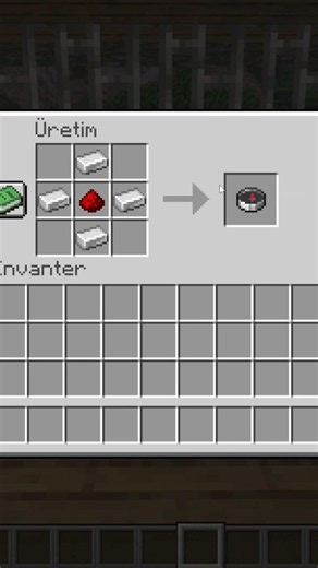 How to Make a Compass / Minecraft Crafting Recipes / #shorts