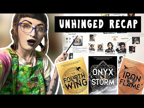 An unhinged plot summary of Onyx Storm by Rebecca Yarros (includes Fourth Wing and Iron Flame recap)